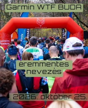 ÉREMMENTES terep 32 km Garmin WTF BUDA 2026