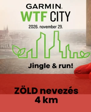 ZÖLD Garmin WTF CITY 4 km 2026 (ajándék nélkül)